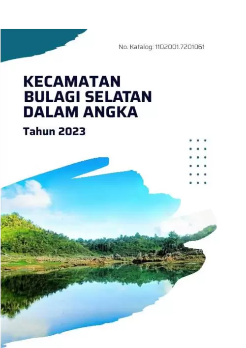 Kecamatan Bulagi Selatan Dalam Angka 2023